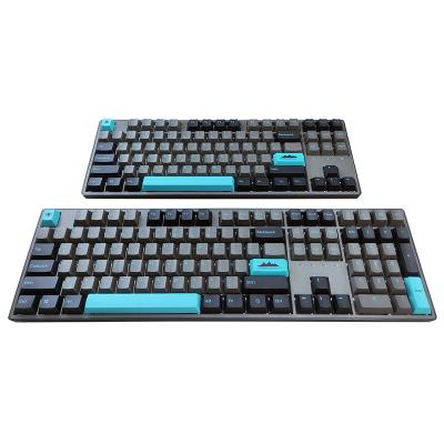 China WIANXP KT87/108 Mechanical Graphite Blue Color Matching Mechanical Keyboard; RGB, hot plug, quick disassembly structure, for sale