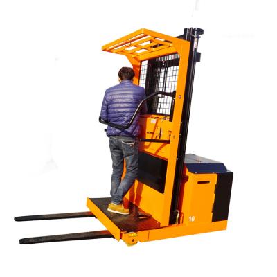 China 1 Ton Battery High Altitude Factory Picking Full Electric Stacker Forklift for sale