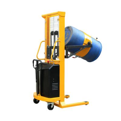 China Building Material Shops Semi Automatic Plastic Pusher Or Wire Drum Stacker for sale