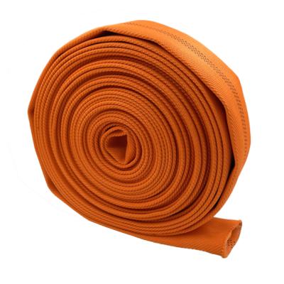 China Industry Agriculture 1.5 Inch Fire Fighting Canvas Hose 8bar PVC Lining Fire Hose for sale