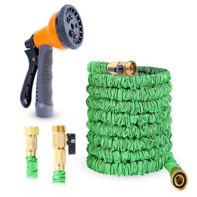 China Garden Hose 25FT 50FT 75FT 100FT Promotion 150FT Adjustable Rubber Expandable Hose High Quality Snake Garden Water Hose for sale