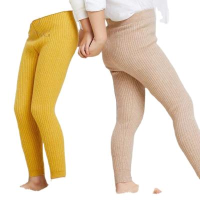 China Breathable Baby Kids Girls Cotton Knit Bottom Pants Leggings For Baby Kids for sale