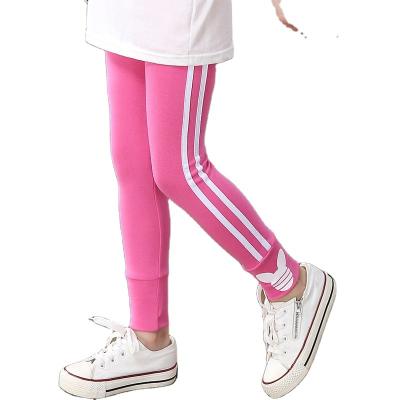 China High Quality Breathable Cotton Kids Gaiters Pants Kids Fall Clothes Girls Baseball Rise Pants for sale