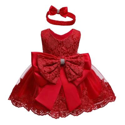 China Breathable Hot Sale Fancy Kids Baby Birthday Party Dress For Kids Girls for sale