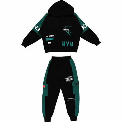 China Newest Casual Cool Kids Boy Clothes Set Long Sleeve Letter Printed Baby Boy Kids Clothes for sale