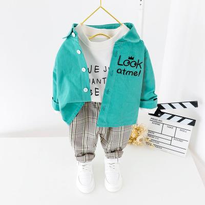 China Wholesale Casual Lovely Kids Spring Little Boy Cotton Cotton Dress Sets for sale