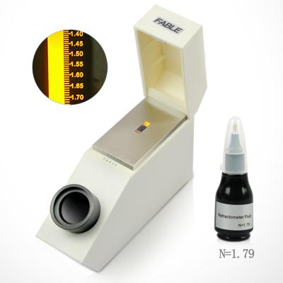 China Schmuck-optische Gem Refractometer With Polarizing Lens-Edelstahltabelle zu verkaufen