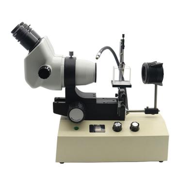 China Horizontale ölgeschützte lineare Wiedergabe Gem Microscope Withs 10X zu verkaufen