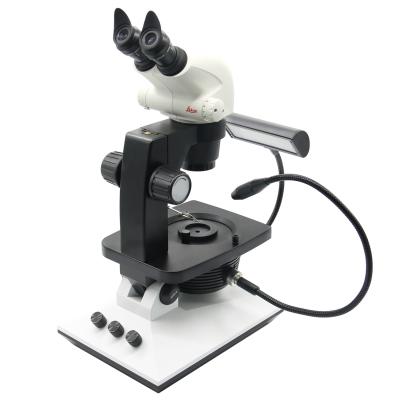 China Schmuck Leica S6E binokularer Gem Microscope mit linearer Wiedergabe 10X-64X zu verkaufen