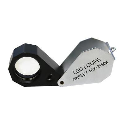 Китай Шестиугольный Loupe глаза объектива оптики Loupe ювелирных изделий тройни 10x продается