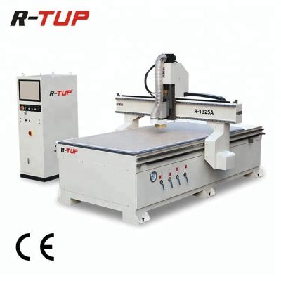 China R-1325A cnc router woodworking machine 1 axis cnc router engraving machine and 1st axis turntable for sale