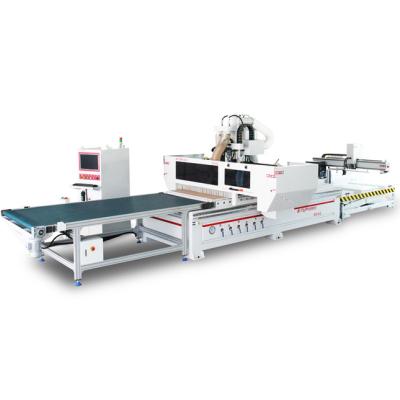 China KS-K2 Wood Panel Furniture Cabinet CNC Nesting Machine with Automatic labeling device for sale