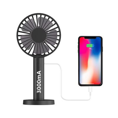 China With Power Bank 2 In 1 Multifunctional 3000 Mah Powebank Mini Fan Powerbank Handheld Fan With Power Bank for sale