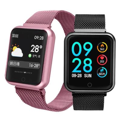 China 2021 P68 New Wholesale Blood Pressure Smart Watch IP68 Fitness Wristband P70 Smartwatch Waterproof Band for sale