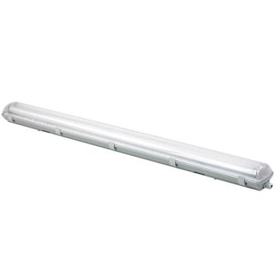 China Warehouse 20W 40W 60W 75W 600mm 1200mm 1500mm Double Warehouse T8 Vapor Light IP65 Triproof Fluorescent Lamp Single Waterproof Led Light for sale