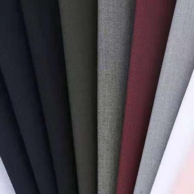 China Shrink-Resistant Formal Suit Blend Twill Fabric 240g TR Material Suit Textile For Trousers Pants Workwear for sale