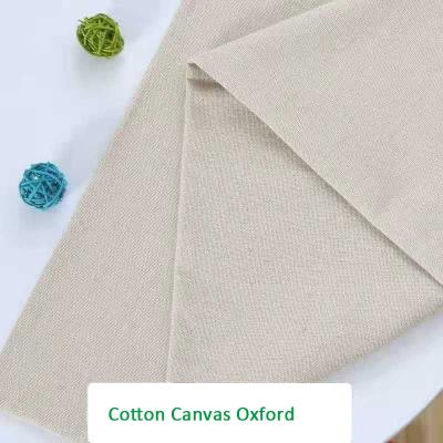 China Tear-resistant 100%Cotton OEC Canvas Oxford Fabric 10/2*10/2 Ring-spun Yarn Solid Dyed for sale