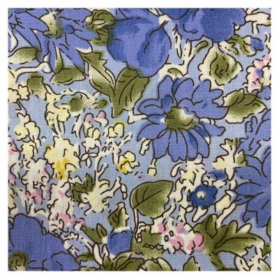 China Wholesale Cotton Fabric Shrink-Resistant Cotton Fabric Floral Printed Poplin Cotton Printed Fabric For Dress Clothing for sale