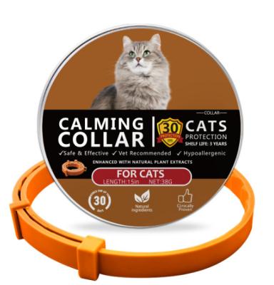 China Adjustable Waterproof Dog DETACHED Cat Pheromone Calming Collar for sale