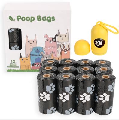 China Viable Pet Poop Bags With Biodegradable Pet Dispenser PPE Bag Dispenser Doggie Poop Waste Bag for sale