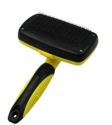 China Grooming Tools Dog Brush Cat Brush Slicker Pet Grooming Viable Shedding Brush for sale