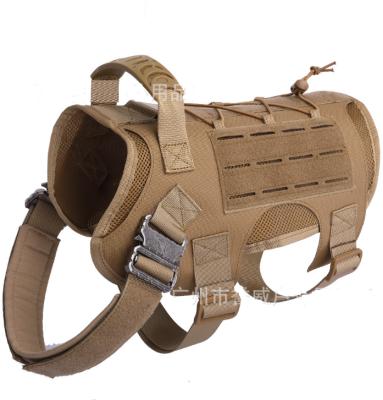 China K9 Pet Vest Easy Working Control DETACHED No Front Clip Leash Tactical Dog Training Pull Harness for sale