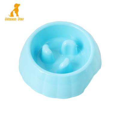 China Wholesale Sustainable Color Candy Slow Feeder Dog Bowl Durable Pet Food Feeder Bowl for sale