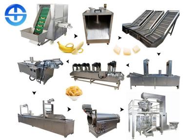 China Capacity 150kg/H Banana Chips Making Machine Easy Operation With Large Output for sale