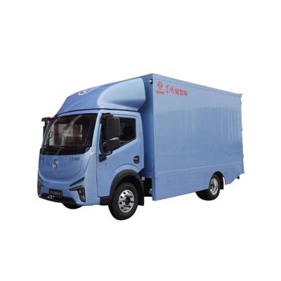 China Large Comfortable Chinese 4x2 1900mm Single Cabin 2 Doors 6 Wheels Box Cargo Van Storage Electric Trucks 5995x2180 for sale