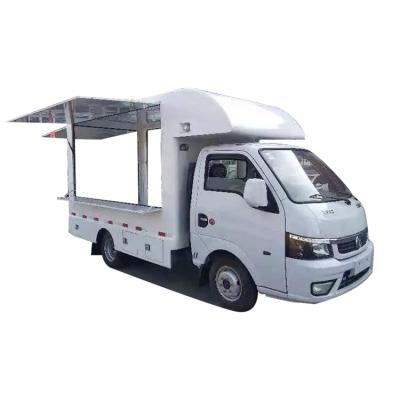 China Cheapest DFAC dongfeng light transport mini 0.5T mobile selling food trailer truck 5150x1720 for sale