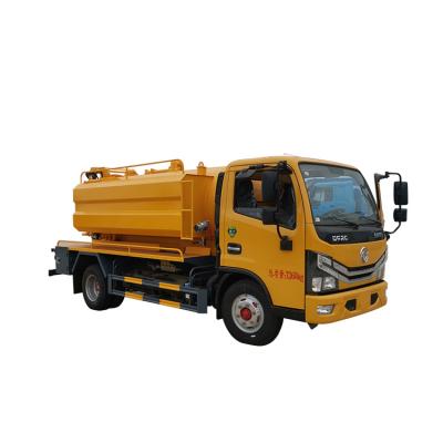 China Small Diesel Type Reasonable Price 4x2 Euro 5 Left Steering Portable Tank 5cbm Volume Vacuum Tanker Sewage Suction Trucks CY4SK251 for sale