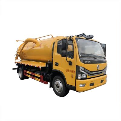 China Chinese factory Dongfeng Duolika chassis 8.6cbm tank capacity euro6 165hp Yuchai diesel engine with 245/70R19.5 air brake for sale