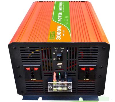 China Off Grid Solar Inverter 3KW 12V 24V DC To AC 120V 220V 390*216*155mm for sale