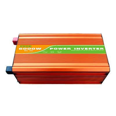 China Solar Power System Home 6000W High Frequency Pure Sine Wave Full Power Hybrid Solar Inverter for sale