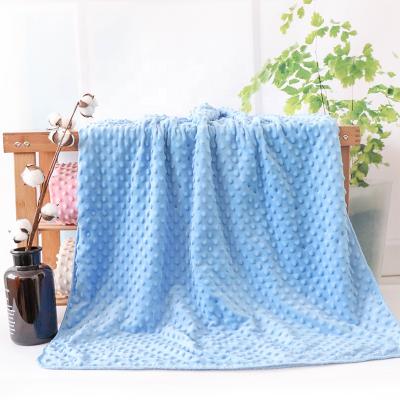 China Wholesale portable stock baby minky blanket,fleece baby minky blanket for sale