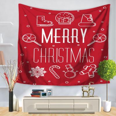 China Simple Christmas Party Celebrate Gift Wall Tapestry Wholesale for sale