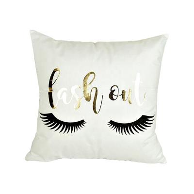 China Single Custom Sofa Throw Eyelash Extension Pillow for sale