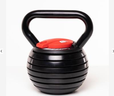 China Universal Hot Selling Force Forming 18KG/40LB Adjustable Cast Iron Kettlebell for sale