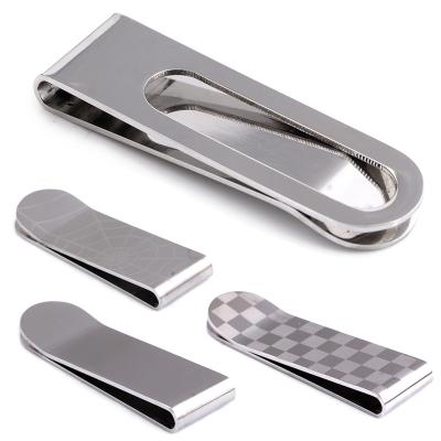 China High Quality Metal 316L Stainless Steel Paper Money Coin Clips Multifunctional Clips for Men and Women for sale