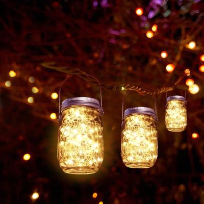 China Wholesale Wedding Decoration Christmas Holiday Party Indoor Outdoor Mordern Garden Glass Led Mason Jar For Home Decoration for sale