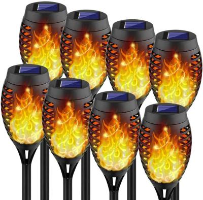 China Mordern Landscape Led Tiki Torches Lights Solar Flame Flickering Dancing Light Outdoor Garden Lamp Decoration Light for sale