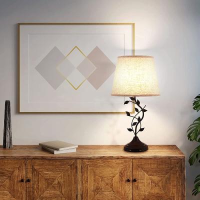 China Modern Fabric Wood Table Lamp For Bedroom Living Room Office Study for sale