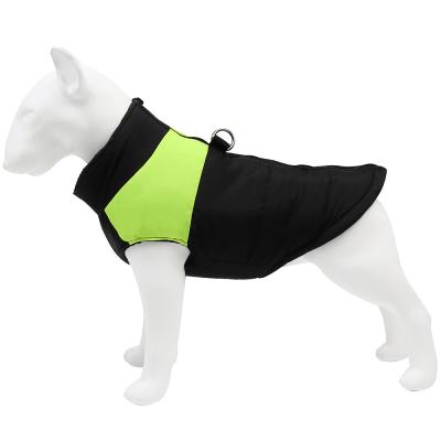 China Worry Warm Windproof Cotton Padded Amazon Style Dog Vest Dog Stocked Waterproof Padded Dog Coat Dog Apparel for sale