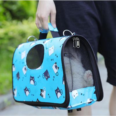 China 12 Colors Single Shoulder Portable Cross-Body Portable Pet Stored Outdoor Foldable Waterproof Leather Bag for sale