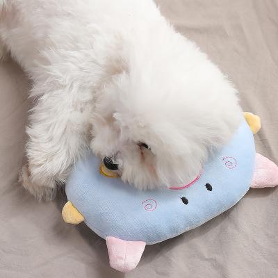 China Breathable Sleeping Pillow Cute Dog Pig Pattern Protect Cervical Spine Deep Sleep Dog Cat Pillow for sale