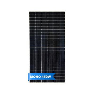 China Solar Power System Solar Panels Porcelain PV Panels Solar Panels 450w For Residential Rooftop Installation for sale