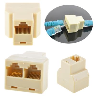 China RJ45 Ethernet-cable-LAN-Port-1-to-2-Socket-Splitter-Connector-Adapter-PC  RJ45-CAT5-6-Ethernet-cable-LAN-Port-1- for sale