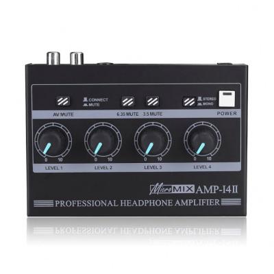 China N6 Home Wholesale 4-Channel Disco\Bar\Club\Headphone Stereo Amplifier Portable Audio Amplifier for On-stage and In-studio Performance for sale