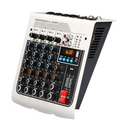 China Product 6 Channel Usb 6 and 4 Channel USB Audio Audio Mixer Mixer +1 Stereo Mono Audio Mixer 4 Channel for sale