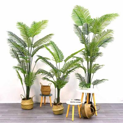 China 60-95cm Tall Plastic Tree Artificial Tropical Plants Branches Green Monstera Plastic Leaves For Garden Room Office Decor for sale